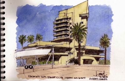 &ldquo;Croquiseros Urbanos de Montevideo&rdquo; dibujar&aacute;n edificios de Punta del Este