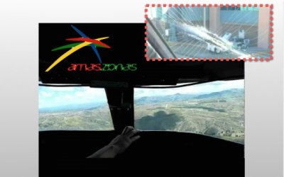 Estalla parabrisas en pleno vuelo de BQB-Amaszonas