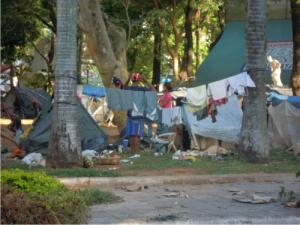 La Plaza Uruguaya, donde nació la Guarania y se homenajeaba a Artigas