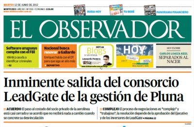 Según El Observador, LeadGate se va de Pluna