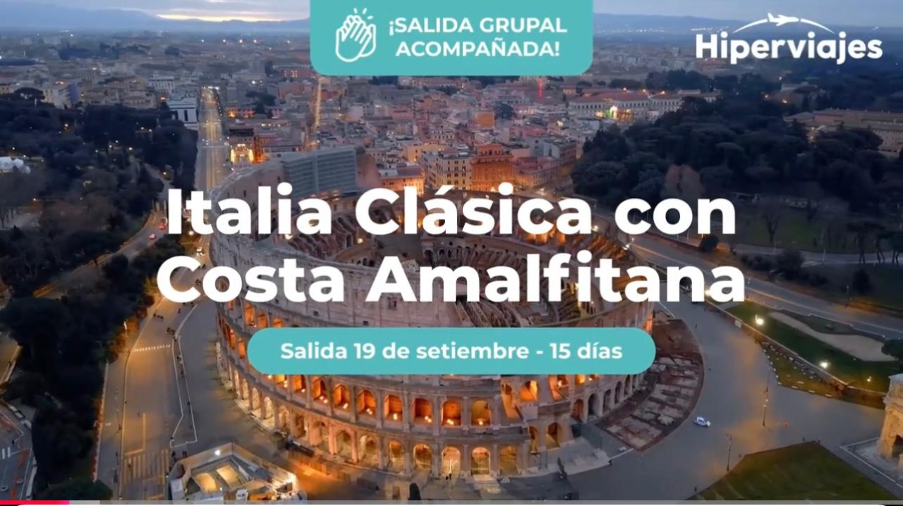 Italia cl&aacute;sica con Costa Amalfitana de la mano de Hiperviajes