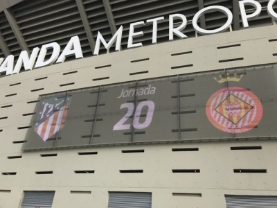 Gracias a Christian Stuani vi un partido de &quot;LaLiga&quot; en el Wanda Metropolitano de Madrid