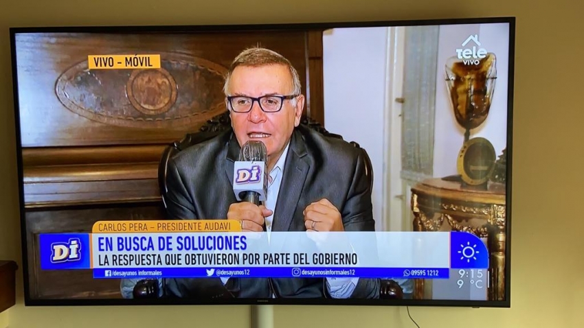 Carlos Pera entrevistado en Canal 12 habla de la necesidad de la Emergencia Tur&iacute;stica