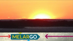 El Sol de medianoche en la Laponia sueca