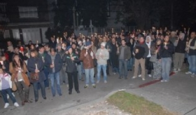 Trabajadores de Pluna se concentraron en la casa de Astori