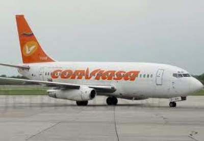 La aerol&iacute;nea venezolana Conviasa contin&uacute;a volando a Madrid